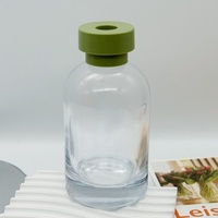 Diffuseur de parfum en verre pour la maison, 200 ml, bouteilles d'aromathérapie avec couvercle en plastique