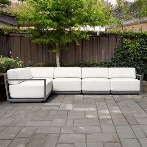 Modern Teak & PE Wicker <b>Rattan</b> <b>Outdoor</b> Garden Balcony <b>Sofa</b> Set for Hotel & Villa Use Durable & Eco-Friendly - Product Image 6