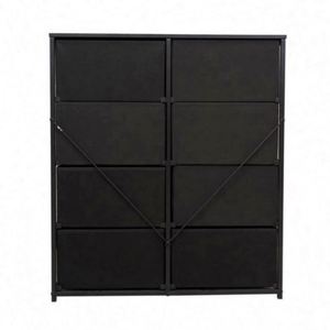 Commode autoportante moderne en tissu pour salon, durable, avec panneaux en MDF et acier inoxydable, en pin, disponible en plusieurs couleurs - Fournisseur en gros - Product Image 5