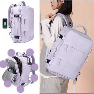 Многофункциональный школьный нейлоновый рюкзак для мальчиков и девочек с USB-портом для зарядки
