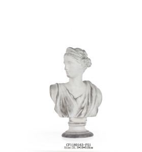 Statua Umana Artificiale in Poliresina, Elegante Testa di Donna, Scultura Greca per Arredamento Casa - Product Image 2