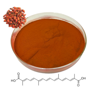 Extrato Natural de Crocetina em Pó Antioxidante, Extração Líquido-Sólido, Grau Alimentício, Venda Direta de Fábrica em Lote - Product Image 1