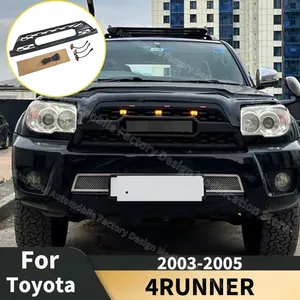 Racing for 2003 2004 2005 TRD Style Gridiron Grille with <b>Led</b> <b>Lights</b> Guard Protector <b>Cover</b> Decoration Parts - Product Image 1