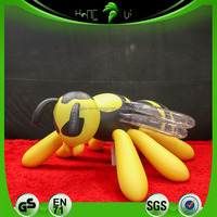 Jouet gonflable personnalisé en forme d'abeille, personnage d'abeille réaliste gonflable pour collection