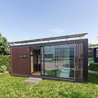 Maison préfabriquée portable de haute qualité, en kit, mobile et démontable, utilisable comme chambre, appartement ou salon