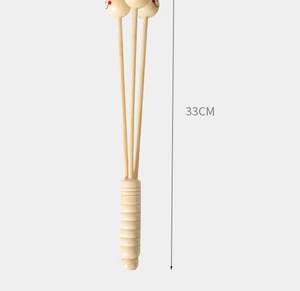 Martillo de masaje de madera con cara sonriente bonita Martillo de meridianos multifuncional de dibujos animados - Product Image 6