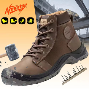 Quality <b>Men</b> Safety Shoes <b>Work</b> <b>Boots</b> Steel Toe Shoes Anti-smash Indestructible Shoes Anti Puncture Security <b>Boots</b> Tactical <b>Boots</b> - Product Image 2