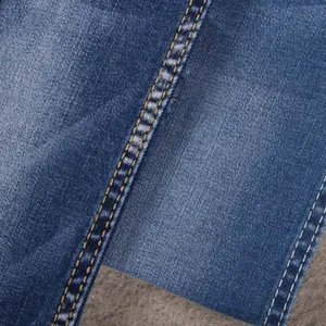 Yarn dyed cotton stretch material denim factory sell denim jeans fabric