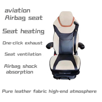 Siège conducteur à coussin d'air sport haut de gamme pour Howo FAW SHACMAN FOTON