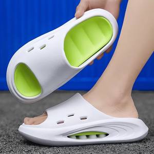 Sandalias BreezeStep de EVA Suaves e Impermeables, con Masaje, Suela Gruesa, Ligeras, Antideslizantes, para Playa, con Diseño a Cuadros Acolchado - Product Image 1