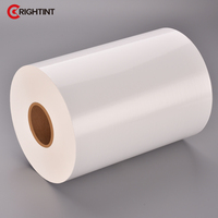 Autocollants en vinyle imperméable et film BOPP pour étiquettes amovibles, imprimables à jet d'encre UV, avec adhésif acrylique thermofusible
