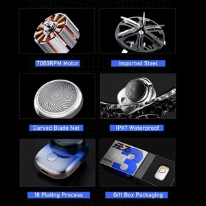 Afeitadora eléctrica <span class=keywords><strong>Zao</strong></span> para hombres, Afeitadora eléctrica de seguridad de tamaño de bolsillo recargable por USB IPX7, Mini afeitadora portátil lavable de China - Product Image 5