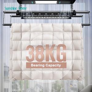 ที่แขวนผ้าแบบพับได้ติดผนังชั้นวางของในร่มใช้ในห้องน้ำระเบียง - Product Image 1