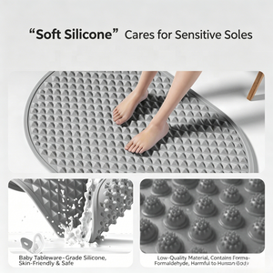 CZFIT - Tapete de Masaje para Pies, Material PP, 5mm de Grosor, Diseño de Piedras, Portátil, Unisex, Venta Caliente - Product Image 4