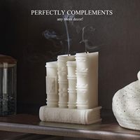 Buchförmige Kerze für Aromatherapie, Sojawachskerze für Heimdekoration, Wohnzimmer- und Badezimmerdekoration, DIY-Buchkerze