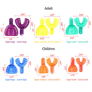 Commercio all'ingrosso Multi formato usa e getta denti colorati Kit di stampo dentale impressione vassoio - Product Image 5