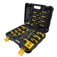 Jianchong Plain Industrial DIY Screwdriver Combo Set 43-Piece Multi-Size Magnetic Screwdriver Tools Pack Phillips Bits Anti-Slip