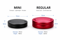 Boîte à snus mini en aluminium et acier inoxydable usinée CNC, logo personnalisé, joint hermétique, plus de 30 couleurs, format de poche, OEM, perçage et brochage