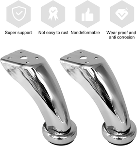 <span class=keywords><strong>Gambe</strong></span> <span class=keywords><strong>per</strong></span> Divano e Tavolino in Ferro Cromato, <span class=keywords><strong>Gambe</strong></span> di Supporto <span class=keywords><strong>per</strong></span> Letto e Armadio in Stile Antico, Piedini Portanti <span class=keywords><strong>per</strong></span> Mobili e Mobile TV - Product Image 3