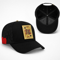Casquettes de baseball personnalisées avec logo, en métal et strass, brodées, style japonais, décor gothique urbain, ajustables, vente en gros pour usines