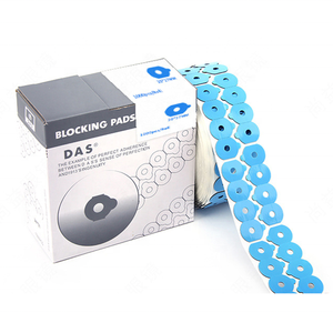 Double tampon adhésif pour lentilles DAS Blocking Pads for Eyeglass Lenses Anti-Slip Pastilles Glue Edging Care Processing Edge Sticker - Product Image 2