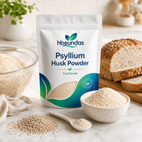Futterqualität-Flohsamenschalenpulver, glutenfrei, HACCP ISO HALAL KOSHER zertifiziert, 24 Monate Haltbarkeit, Großpackung, Brotbackbindemittel