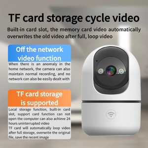 屋内スマートWiFiホームセキュリティCCTVカメラ360度WiFi小型カメラデュアルライトソースフルカラーナイトビジョンカメラ - Product Image 5
