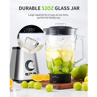 Licuadora de Cítricos PC-2111 Más Vendida, Cuchillas de Acero Inoxidable, Motor Silencioso, Licuadora Personal Eléctrica para Cocina y Hogar