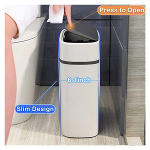 Hot Sale Electronic Smart Induction Touchpad Garbage <b>Bin</b> Automatic <b>Lid</b> Opening Large Capacity Odor Proof Plastic Kitchen - Product Image 2