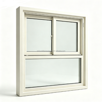 Fenêtre coulissante en PVC à isolation thermique, profilé PVC anti-vieillissement pour projet de construction résidentielle