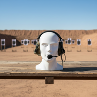 Casque de communication tactique ZTAC Z051 C III à prix d'usine, étanche IPX-6, conception à crochet d'oreille, autonomie de plus de 20 heures, réduction du bruit