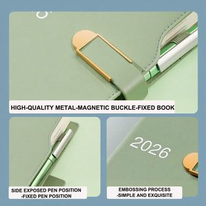 Biểu Tượng Tùy Chỉnh A5 A6 Máy Tính Xách Tay 2026 Kế Hoạch Bìa Cứng Kinh Doanh Da Tạp Chí Khuyến Mại Công Ty Nhật Ký Cho Các Trường Học Văn Phòng - Product Image 3