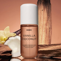Brume Capillaire et Corporelle Parfumée Vanille Coco Rose Litchi Beurre de Haute Qualité, Vaporisateur de Parfum Arabe Dubaï pour Hommes et Femmes