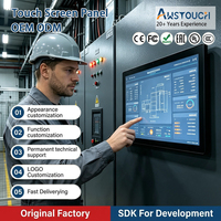 AWSTOUCH PC industriel tout-en-un 15,5-32 pouces avec écran tactile capacitif intégré, moniteur mural, tablette Android