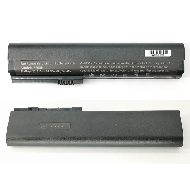 High-Quality Replacement for HP EliteBook 2560P 2570P Laptop Battery 463309-241 HSTNN-UB2L