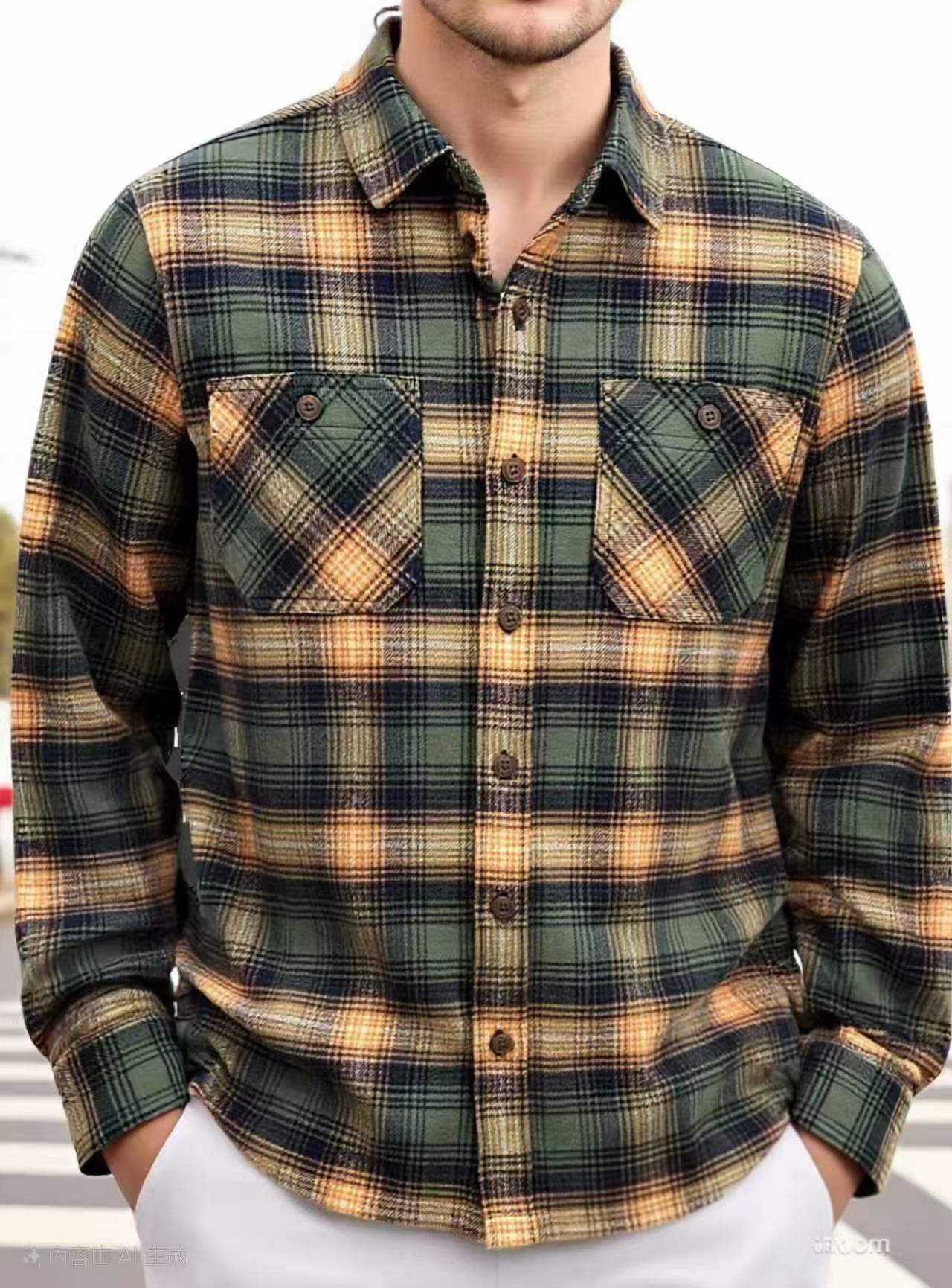 ลายสก็อตสีเหลือง/ส้ม