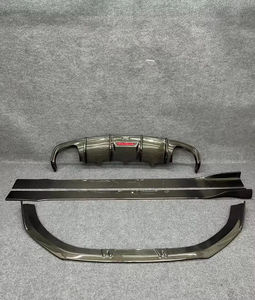 Car <span class=keywords><strong>A6</strong></span> C7 in fibra di carbonio Splitter anteriore Spoiler diffusore minigonne laterali kit per Audi <span class=keywords><strong>A6</strong></span> C7 S6 Sline berlina 2012 2013 2014 2015 - Product Image 6