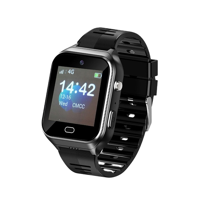 4G Smart Watch Elderly Elderly with SOS Emergency Two-way Call Temperature BP Free Tracking App Advanced Health Bracelet GS17