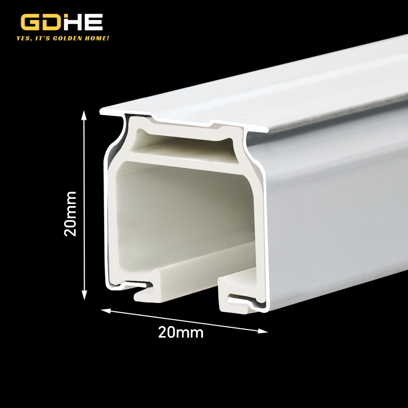Rail de rideau silencieux en fer FGD X75