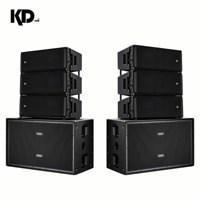 Ensemble audio stéréo actif haute résolution à 6 aimants néodyme, 10 pouces/18 pouces, DSP intégré, 1100 W RMS pour concerts et événements en direct