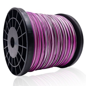 Ligne de pêche personnalisée OEM, 10LB-300LB, ligne de pêche tressée en PE, 8 brins, 300M 500M 1000M X8, lignes de pêche camouflage, eau salée - Product Image 3