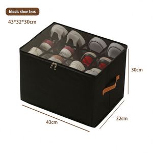 Caja de Almacenamiento Plegable de Tela Oxford de Estilo Americano con Diseño Moderno y Rectangular, con Tapa y Capacidad de 35L para Armario con Múltiples Compartimentos - Product Image 2