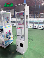 OEM/ODM Distributeur automatique de jouets à grue Mega Mini, à monnayeur, en métal et plastique, tension universelle 110V/220V, garantie 1 an, personnalisable