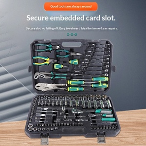 131-Piece Auto Repair &amp; Household Combination <strong>Set</strong> with PC Ratchet Pliers Screwdriver Dual-Purpose <strong>Wrench</strong> Tool Box CRV Material - Product Image 2