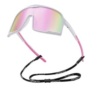 แว่นกันแดดผู้หญิง OEM คุณภาพสูง UV400 โพลาไรซ์ สำหรับปั่นจักรยาน เลนส์ Tac กรอบ PC สำหรับเล่นกีฬา ป้องกันลม สำหรับวิ่ง - Product Image 4