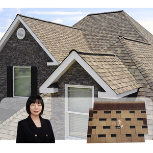 Proveedor Chino de Láminas de Techo de Fibra de Vidrio, Tejas Asfálticas Laminadas, Tejas Asfálticas Clásicas para Techos de Casas - Product Image 3