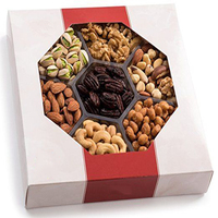 Kareem Ramadan Emballage de fruits secs Boîtes vides en papier pour noix pâtisserie cadeau personnalisé