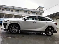 Kit carrosserie de haute qualité en véritable fibre de carbone, style T, comprenant pare-chocs avant, jupes latérales, diffuseur arrière et spoiler pour Lexus RX