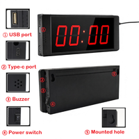 Timer Interval Olahraga Elektronik YIZHI dengan Baterai Internal, Tombol Tekan, Remote Control, untuk Permainan, Olahraga, Gym, Pasokan Grosir