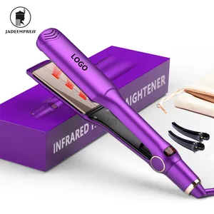 High Quality Newest Super Extreme Infrared Flat Irons Hair Straightener With Custom Logo